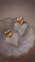 Shell Heart Earrings