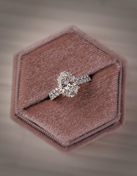 Double Eternity Lab Diamond Ring