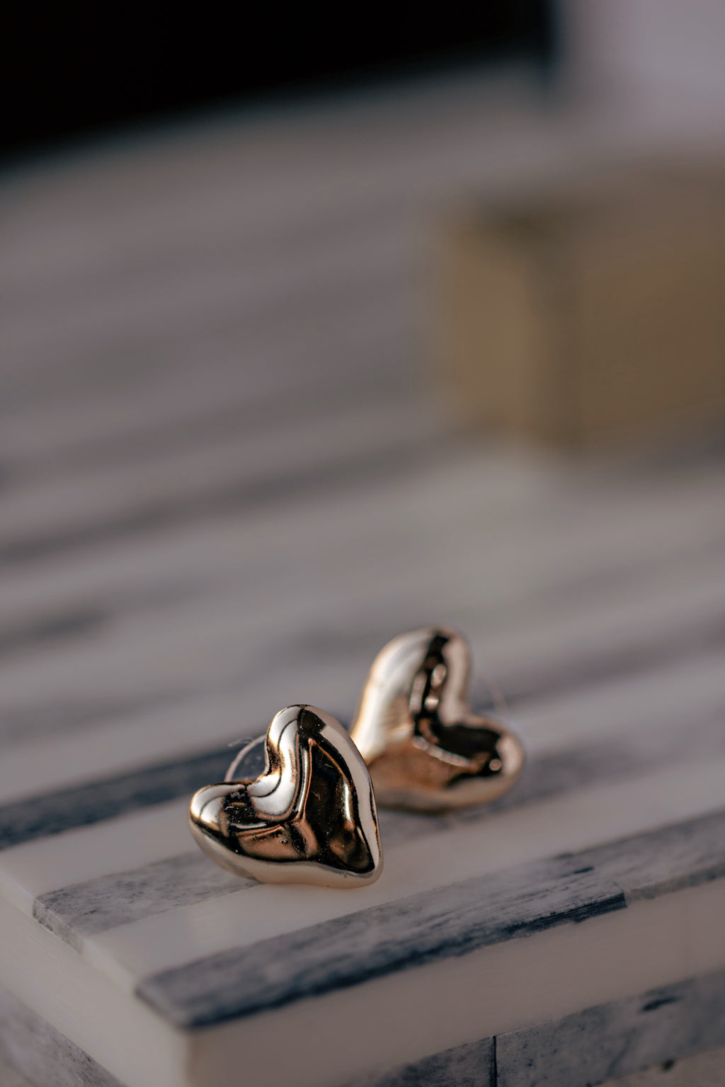 Statement Heart Studs