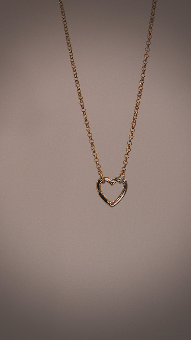Heart Carabiner Necklace
