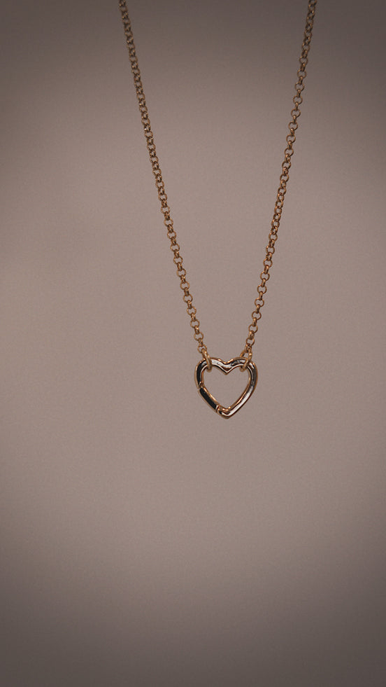 Heart Carabiner Necklace