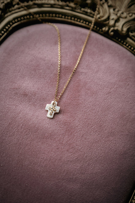 Double Cross Necklace