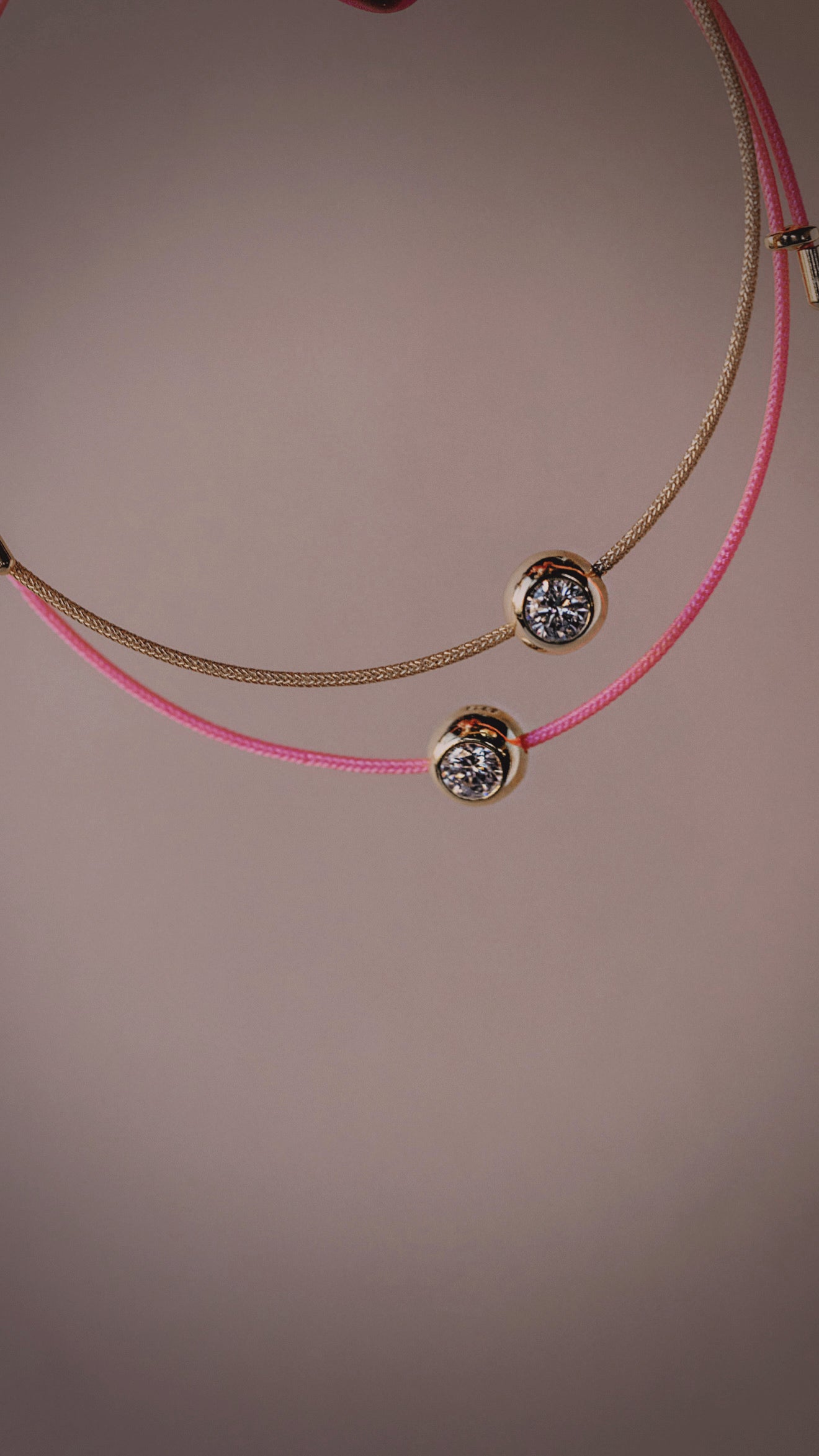 Bezel Cord Bracelet - The Neon Cactus Studio