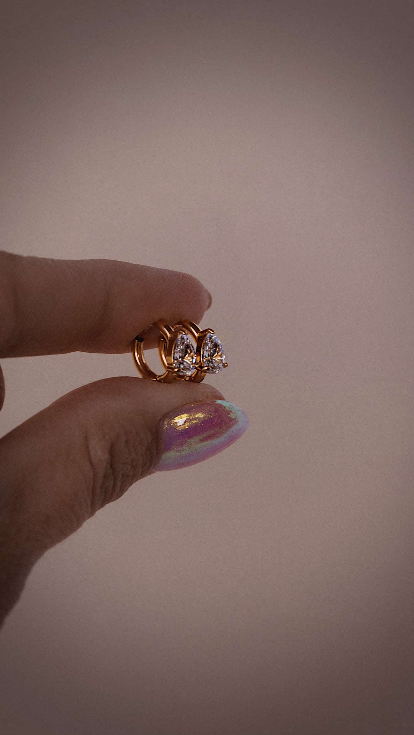 Mini Teardrop Hoops - The Neon Cactus Studio