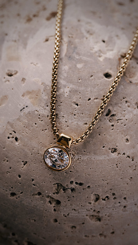 The Tova CZ Medallion Necklace