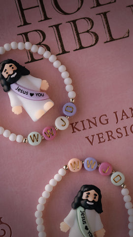 WWJD Bracelet - The Neon Cactus Studio