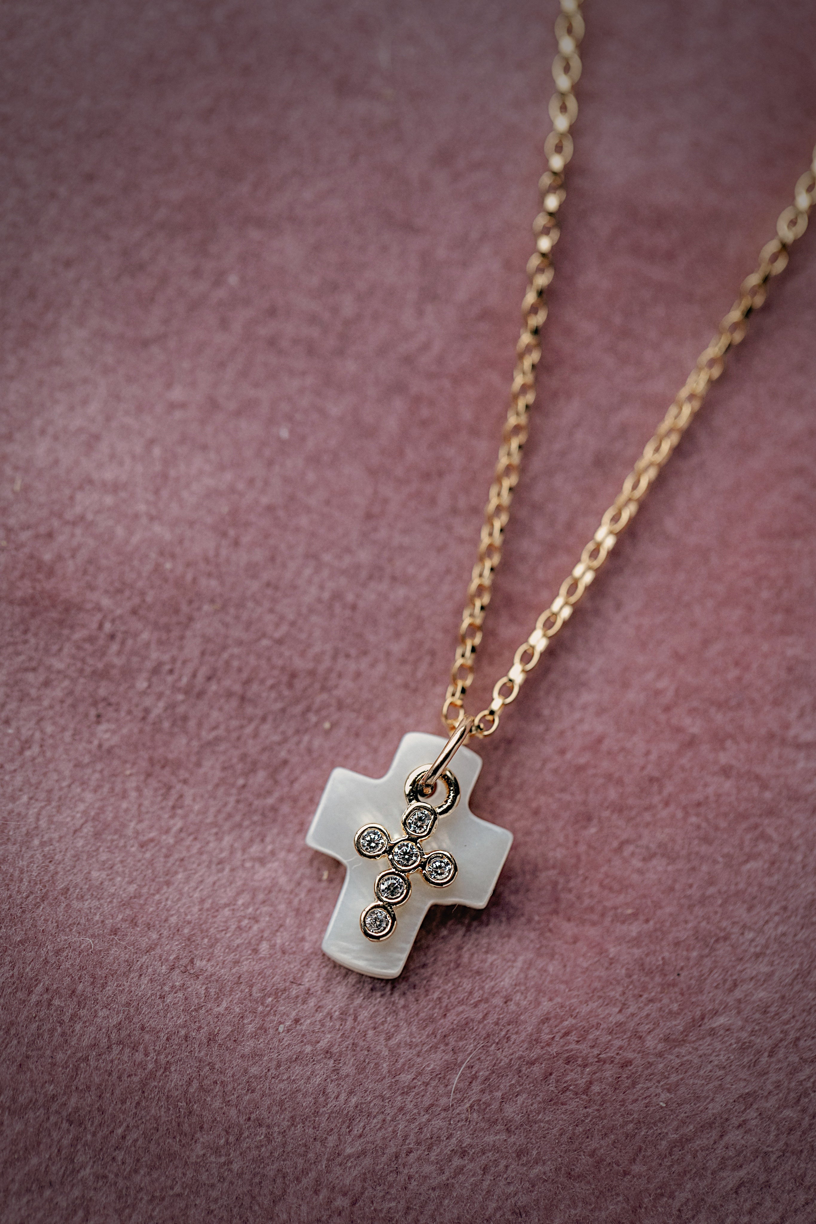 Double Cross Necklace