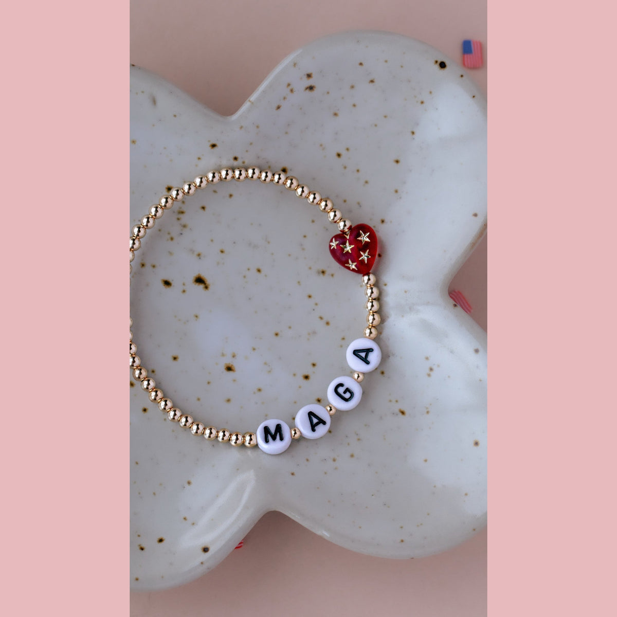 MAGA Heart Bracelet