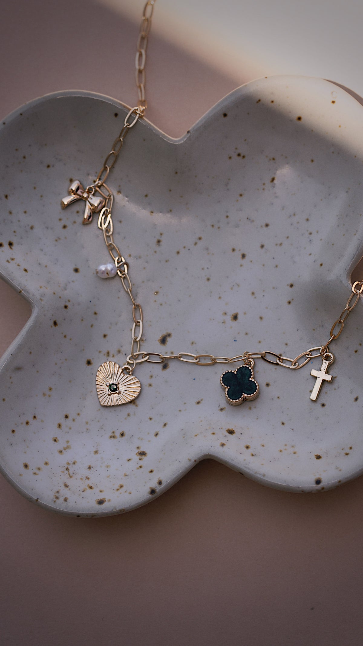 Girly Girl Dainty Charm Necklace