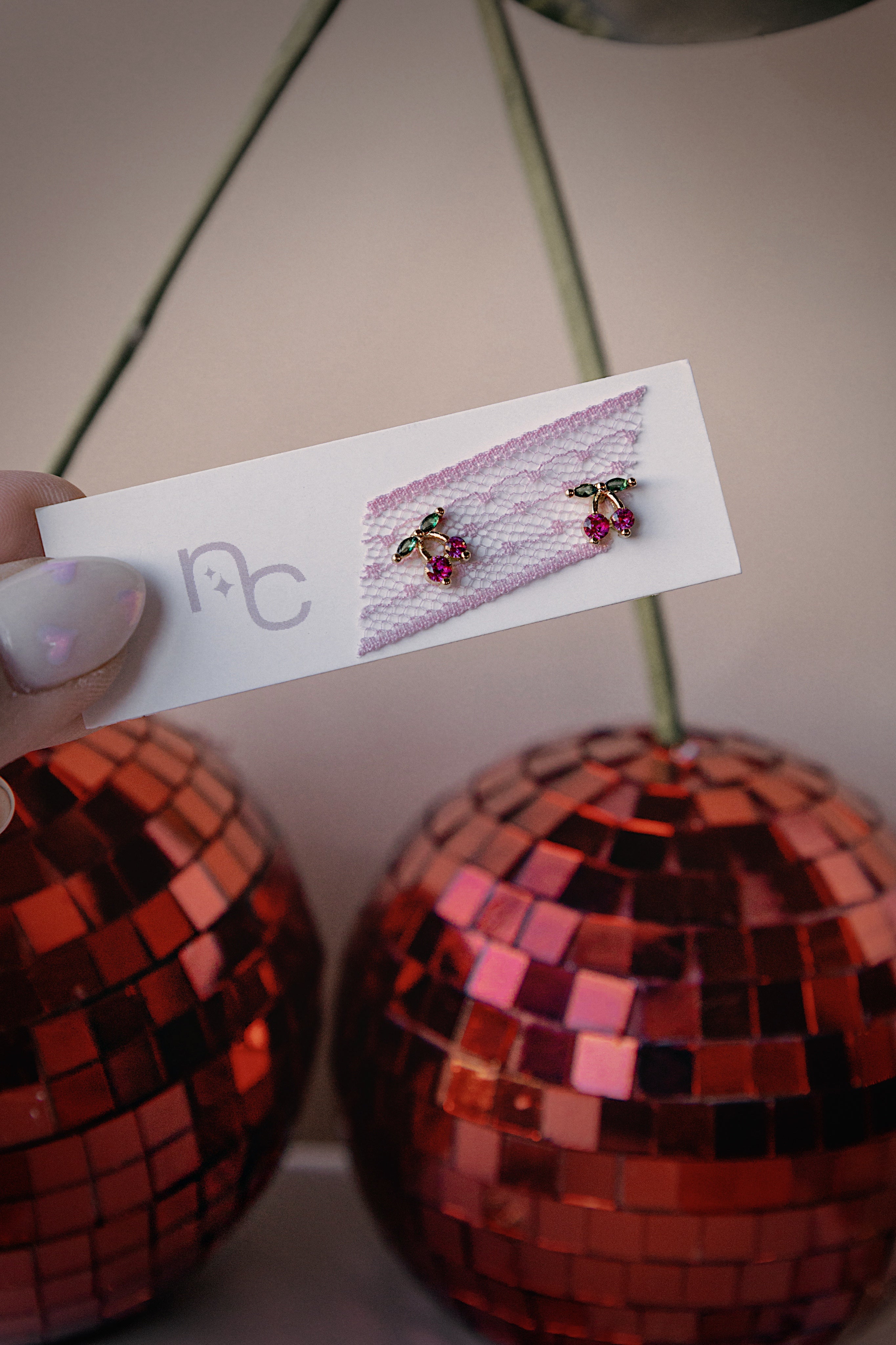 Cherry Bomb Studs