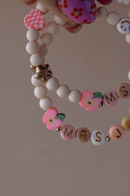 Teacher Appreciation Bracelet - The Neon Cactus Studio