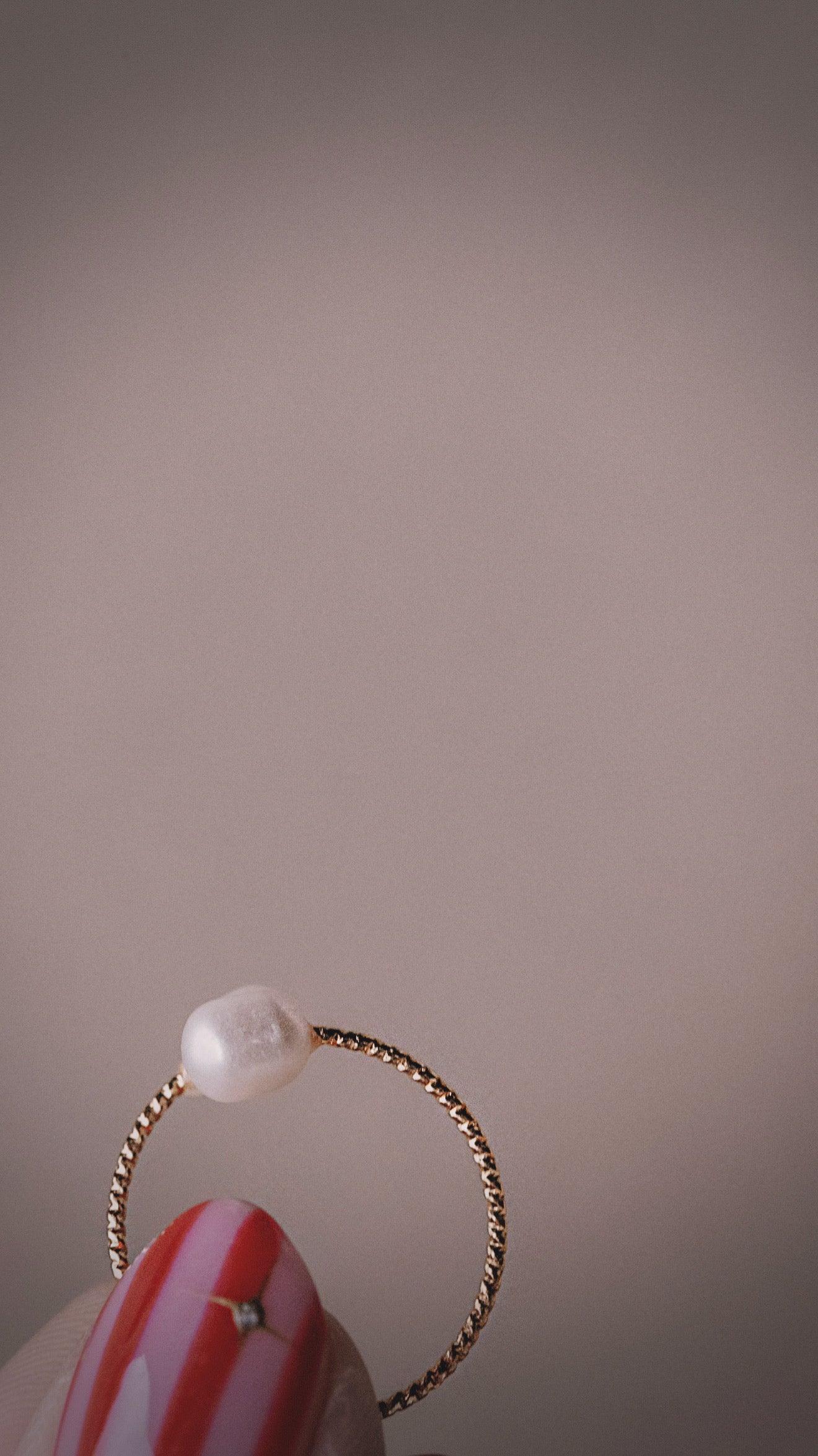 Duet Pearl Ring - The Neon Cactus Studio