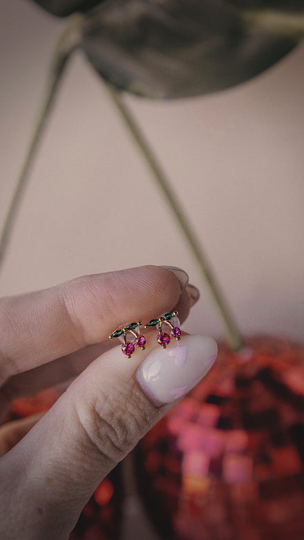 Cherry Bomb Studs