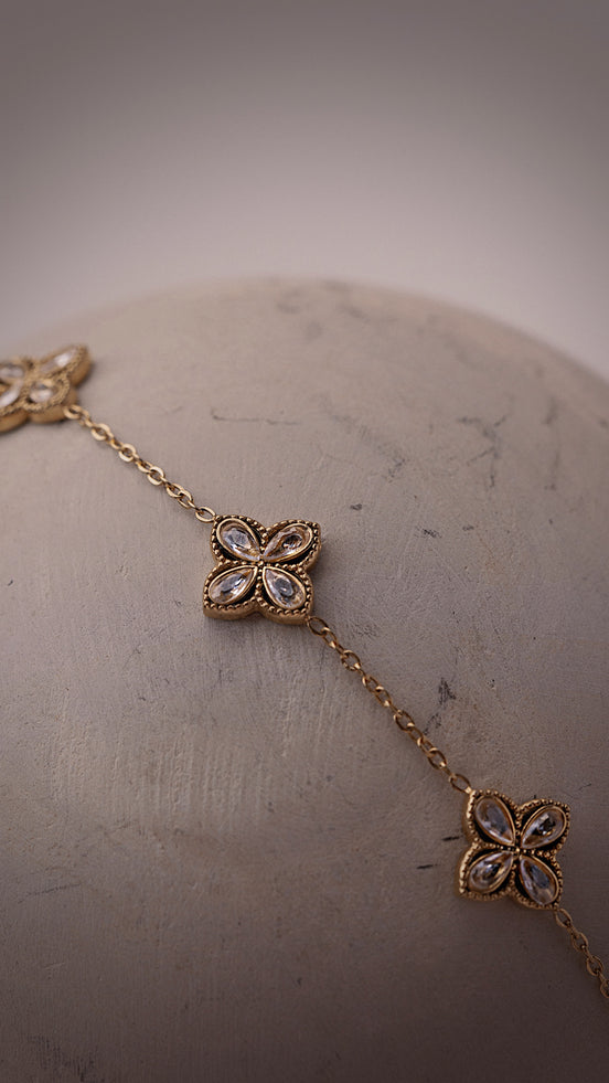 Golden Petals Bracelet