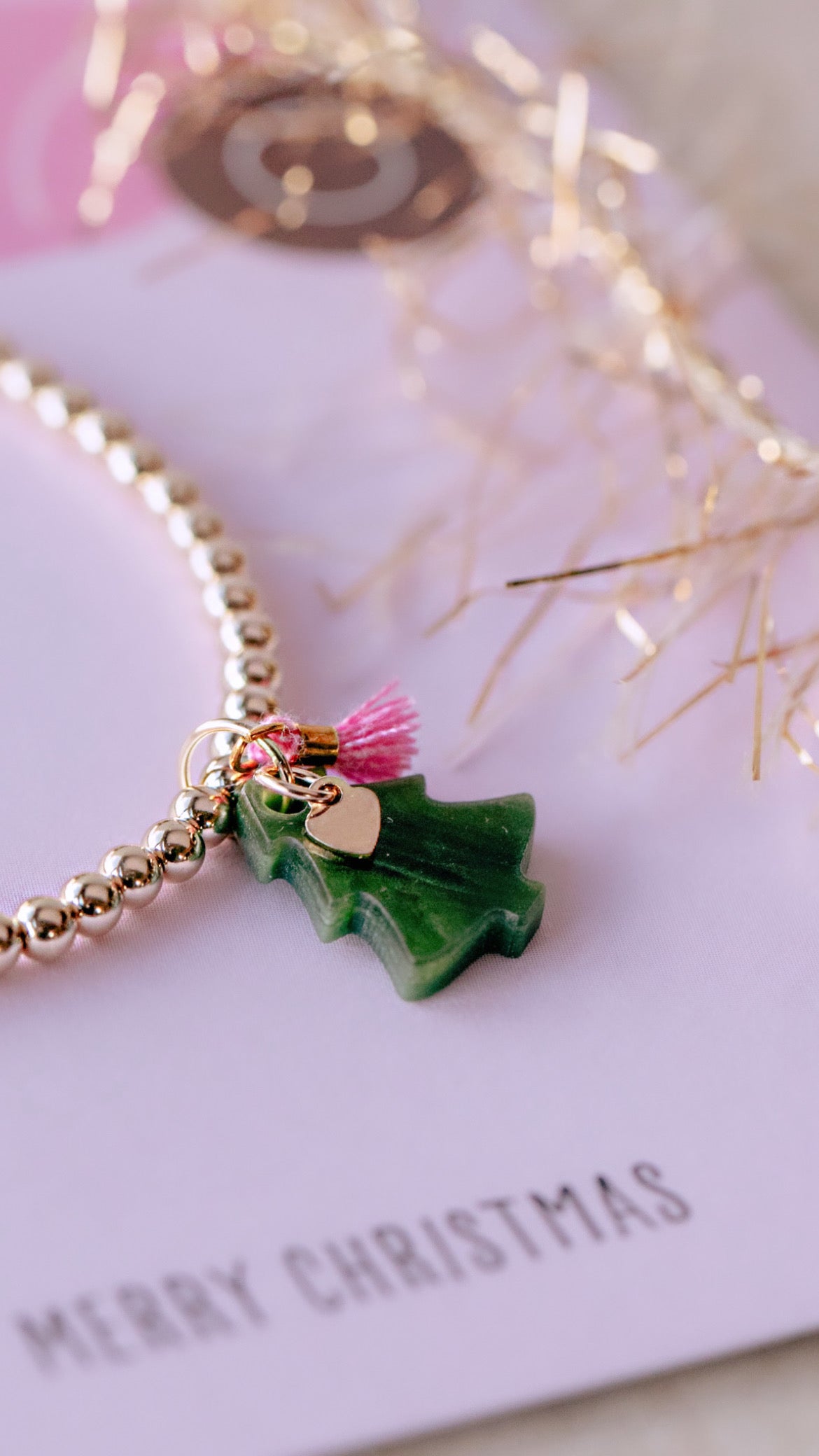 Tinsel Tree Bracelet