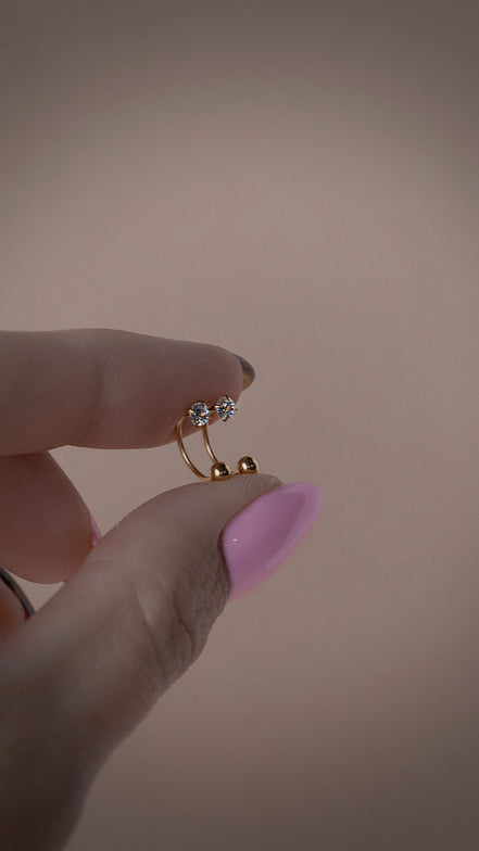 Double Take CZ earrings