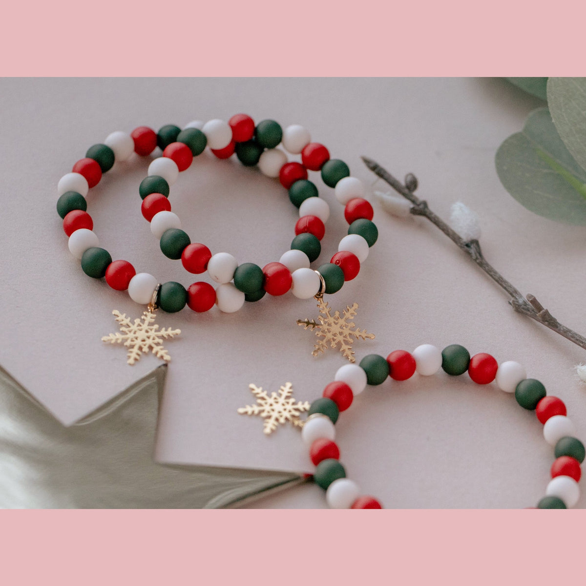 Gold Snowflake Bracelet