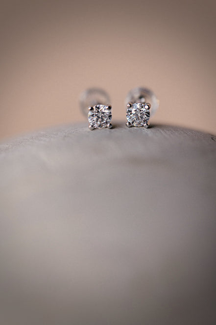 Moissanite Stud Earrings