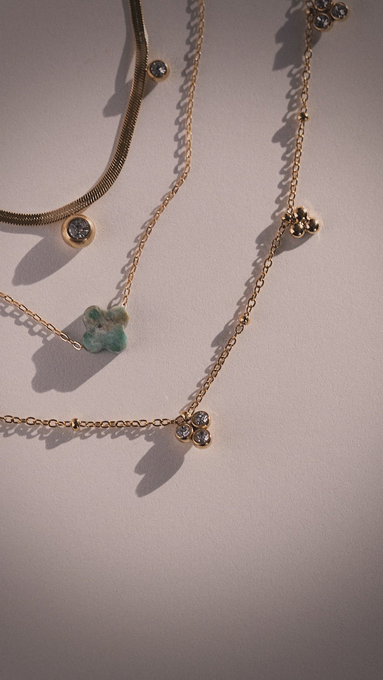 Turquoise Clover Necklace