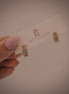 Fluted CZ Hoops