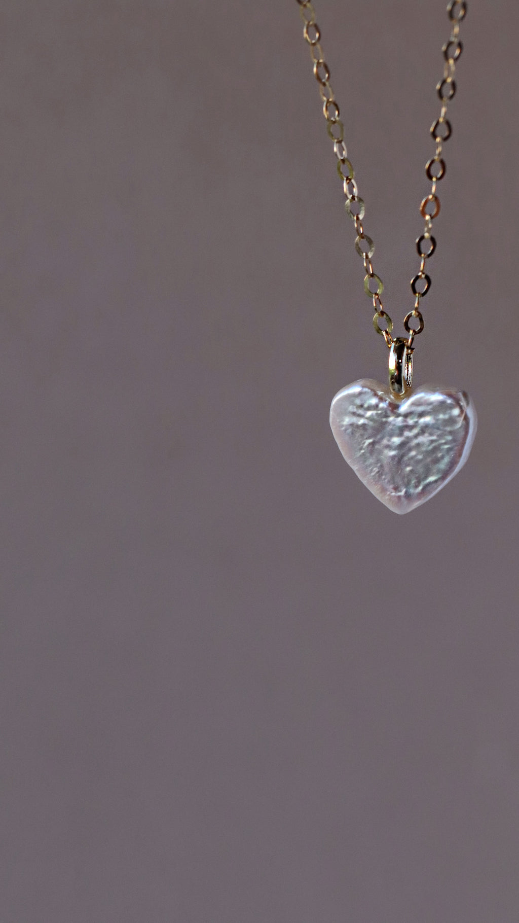 Freshwater Heart Necklace