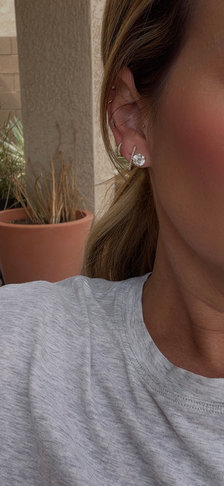 Lab Diamond Stud Earrings