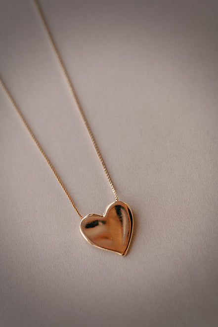 Heart Print Necklace