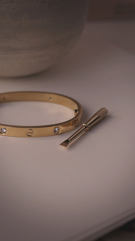 Luxe Lock CZ Bracelet
