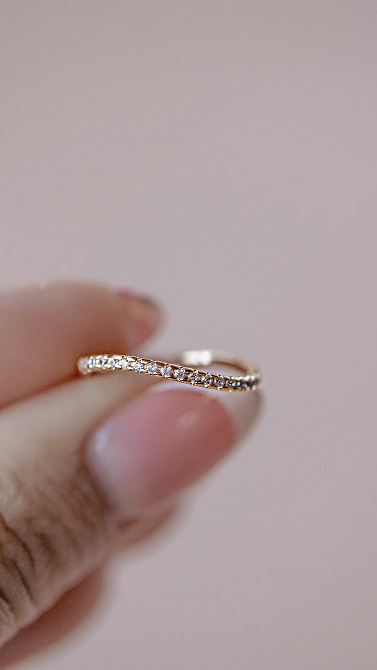 CZ Wave Ring
