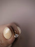 14kt Lab Diamond Oval Pendant