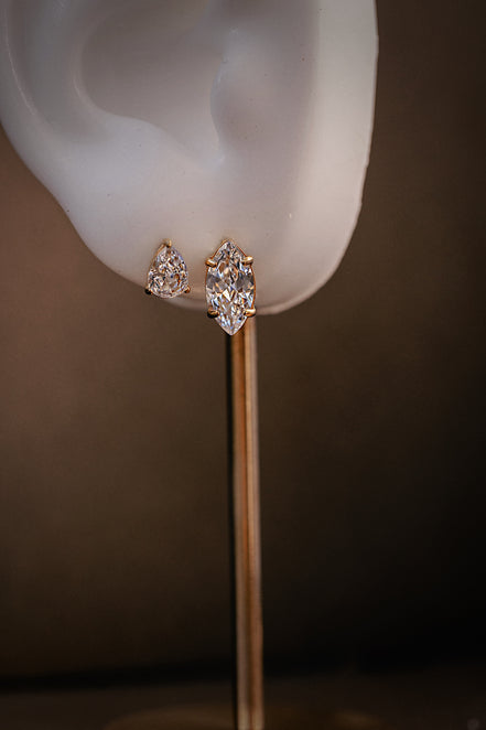 Yucca Marquise Studs