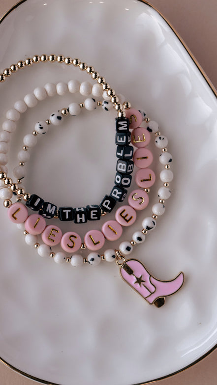 Country Girl Cowboy Boot Bracelet