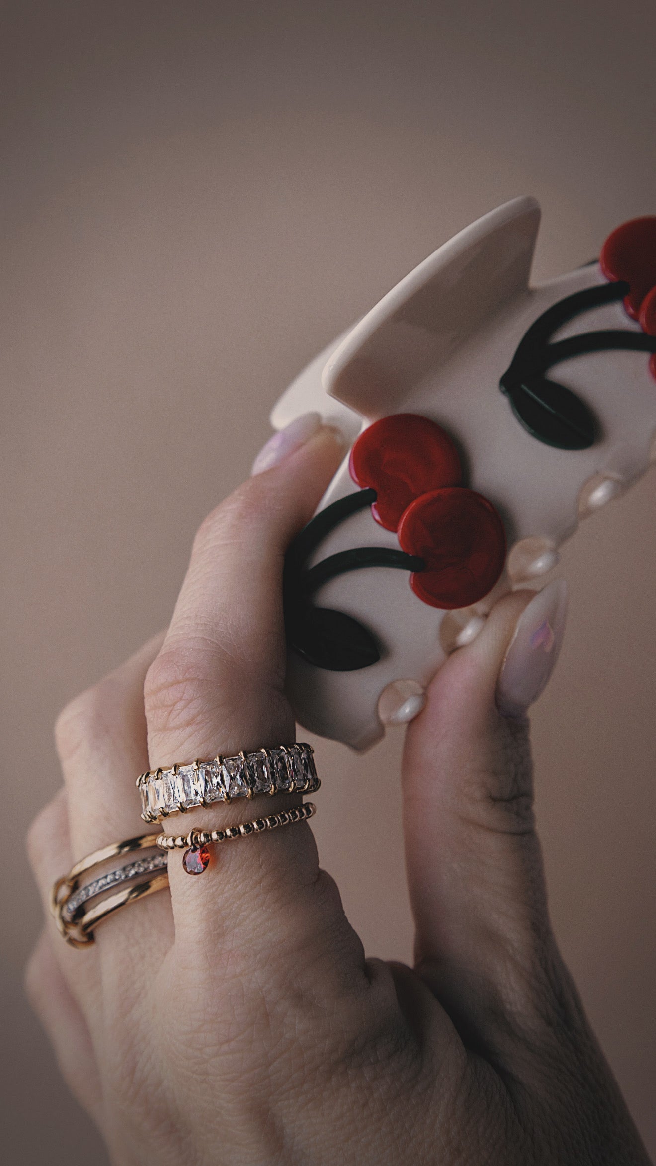 Cherry Babe Hair Clip - The Neon Cactus Studio