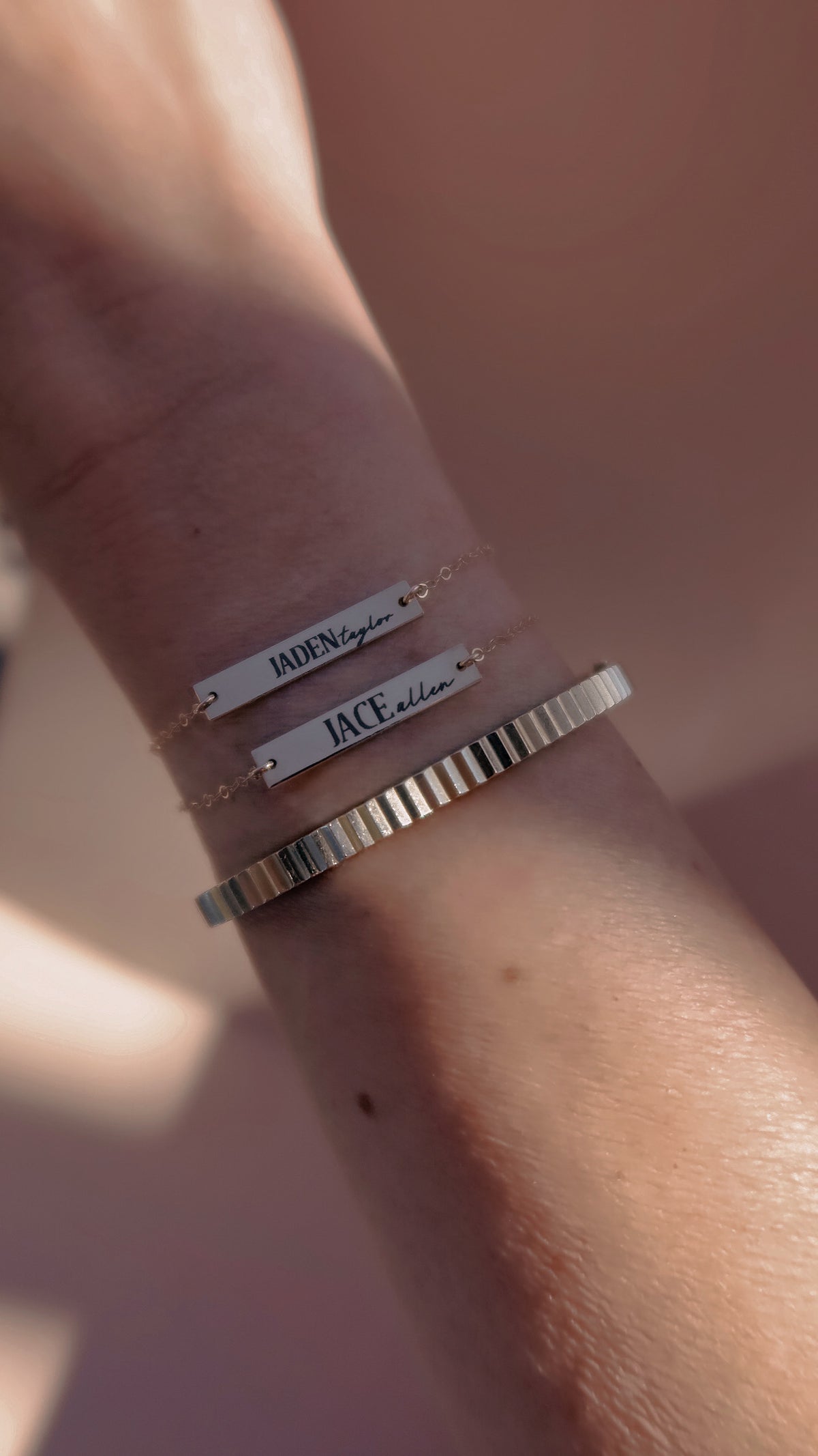 Inked Name Connector Bar ONLY