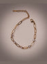 CZ Paperclip Bracelet