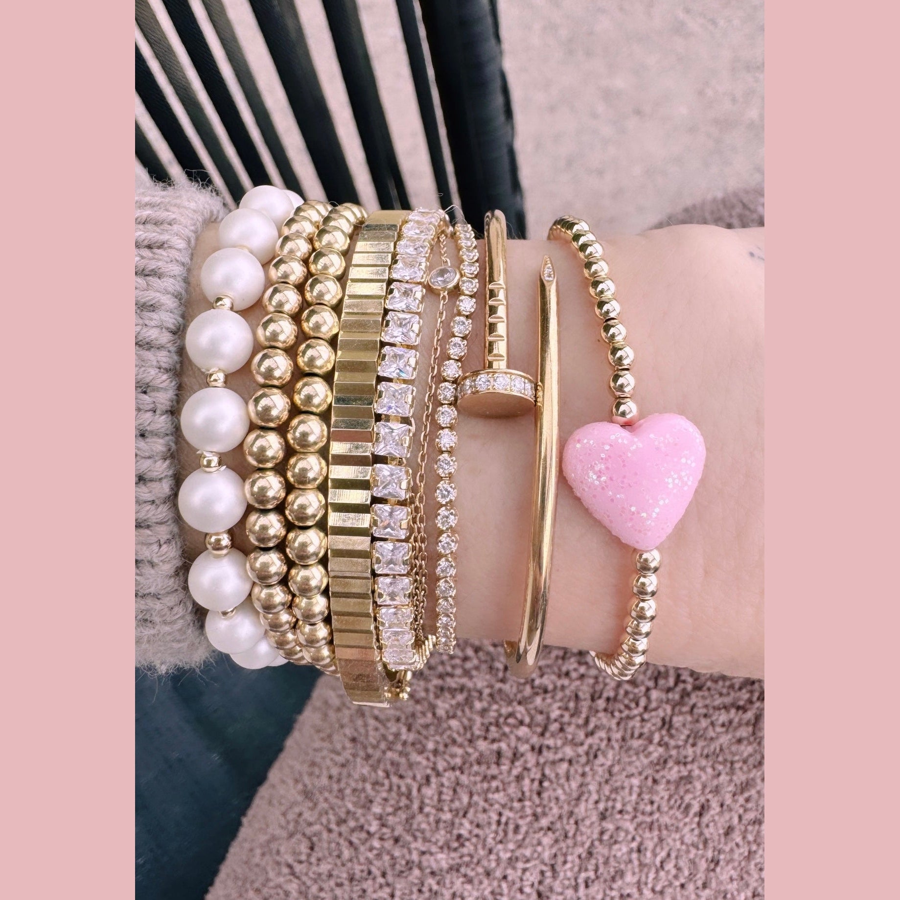 Chunky Diamond CZ Tennis Bracelet