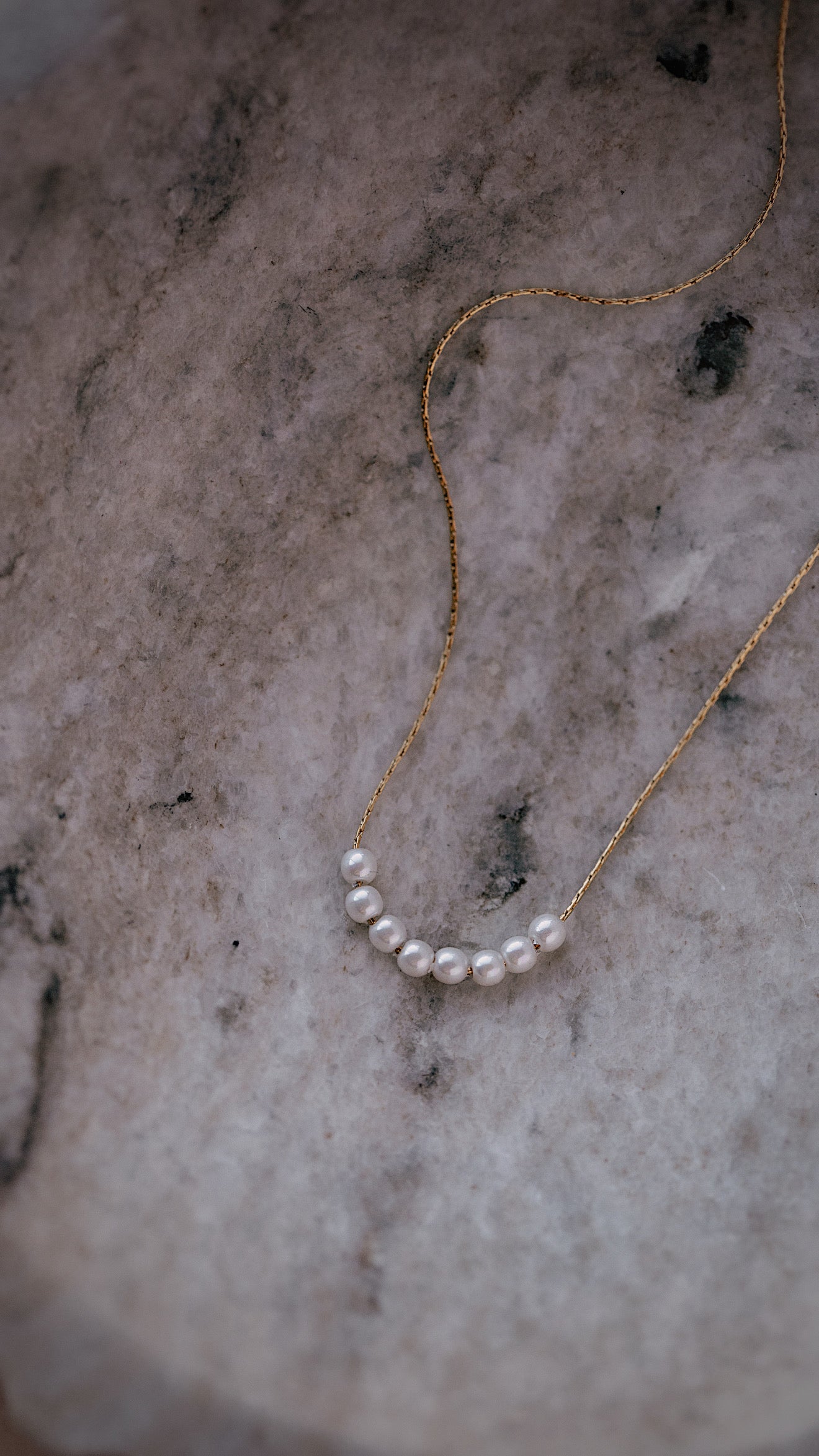 Pearl Row Necklace