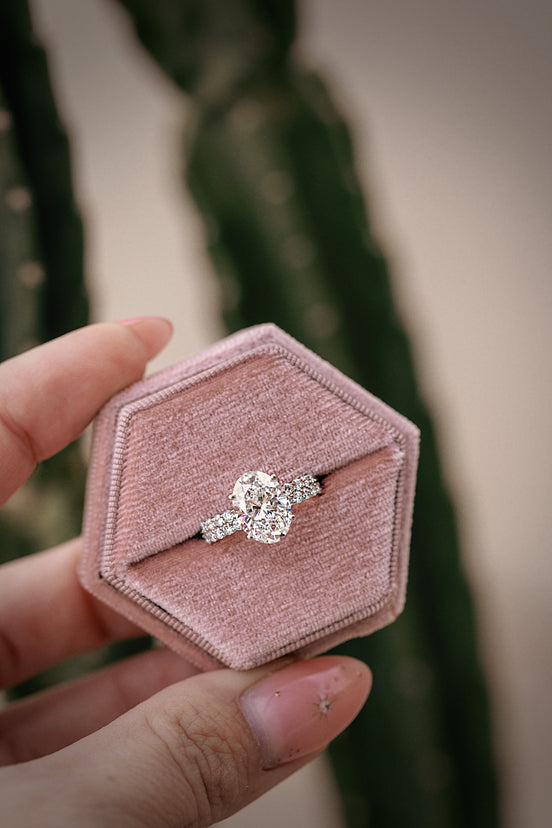 Double Eternity Lab Diamond Ring
