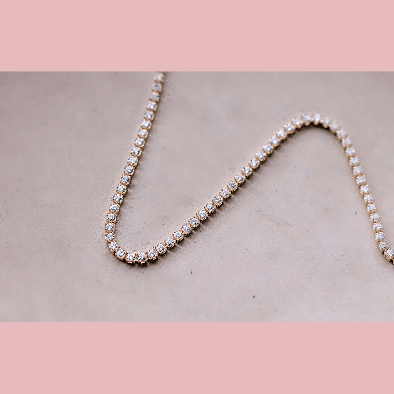 Diamond CZ Tennis Choker