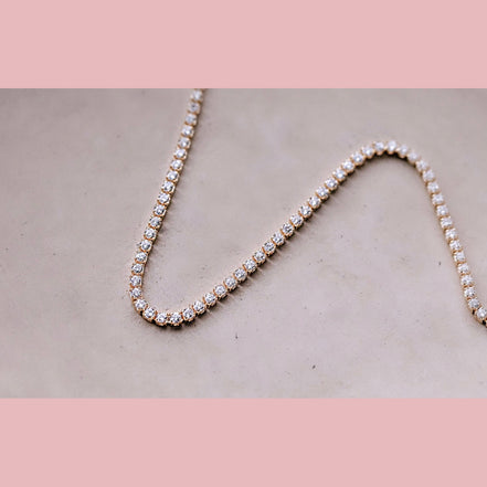 Diamond CZ Tennis Choker