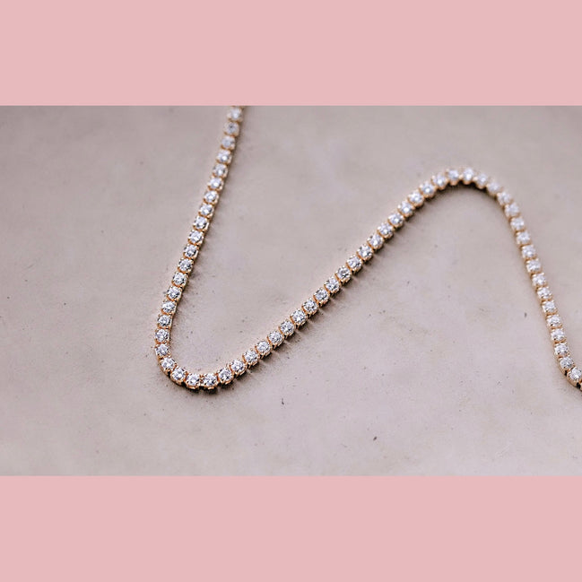 Diamond CZ Tennis Choker