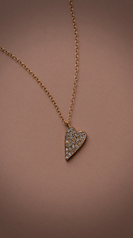 Sedona Pavé Heart Necklace