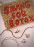 Saving For Botox Beaded Pouch - The Neon Cactus Studio