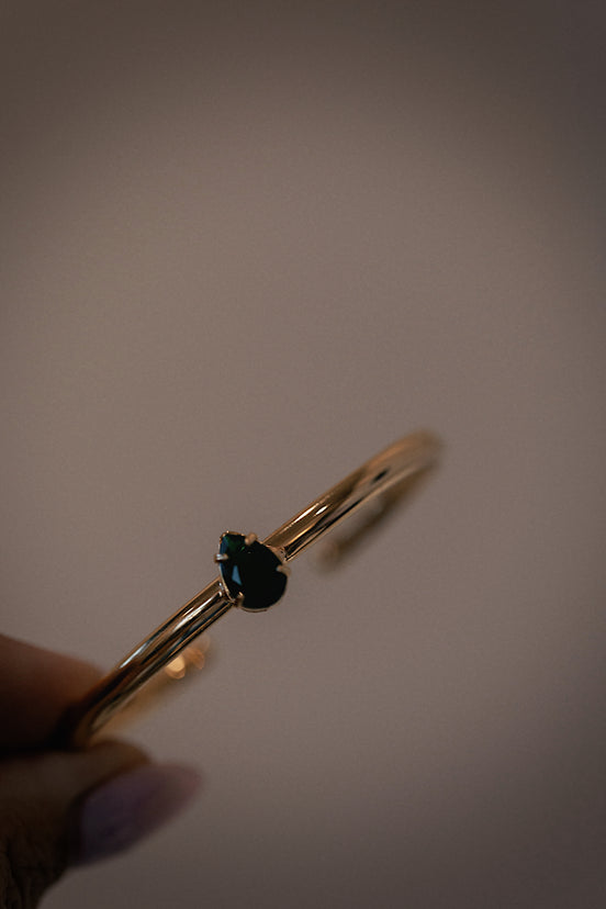 Emerald Pear Cuff