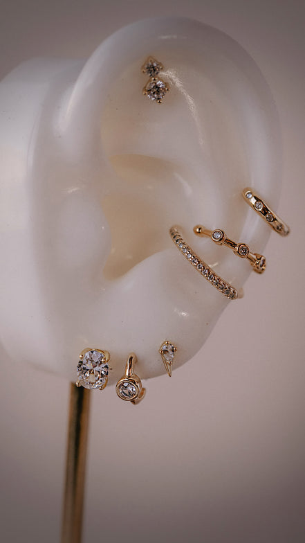 Bezel Ear Cuff