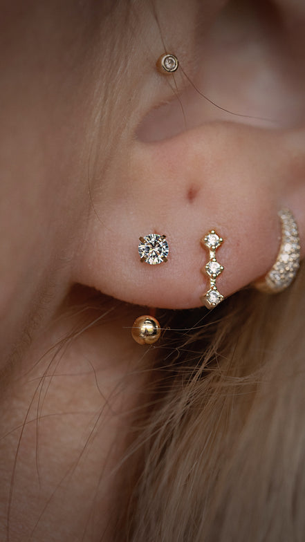 Double Take CZ earrings