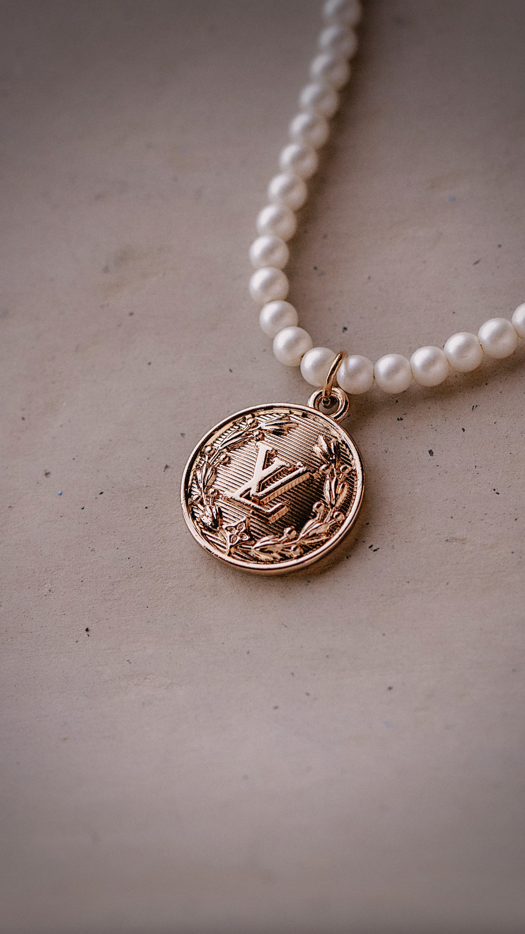 LV Pearl Necklace