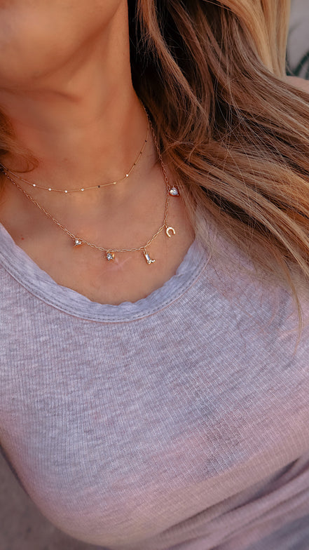Festival Girl Charm Necklace - The Neon Cactus Studio