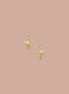 Mini Bezel CZ Hoops