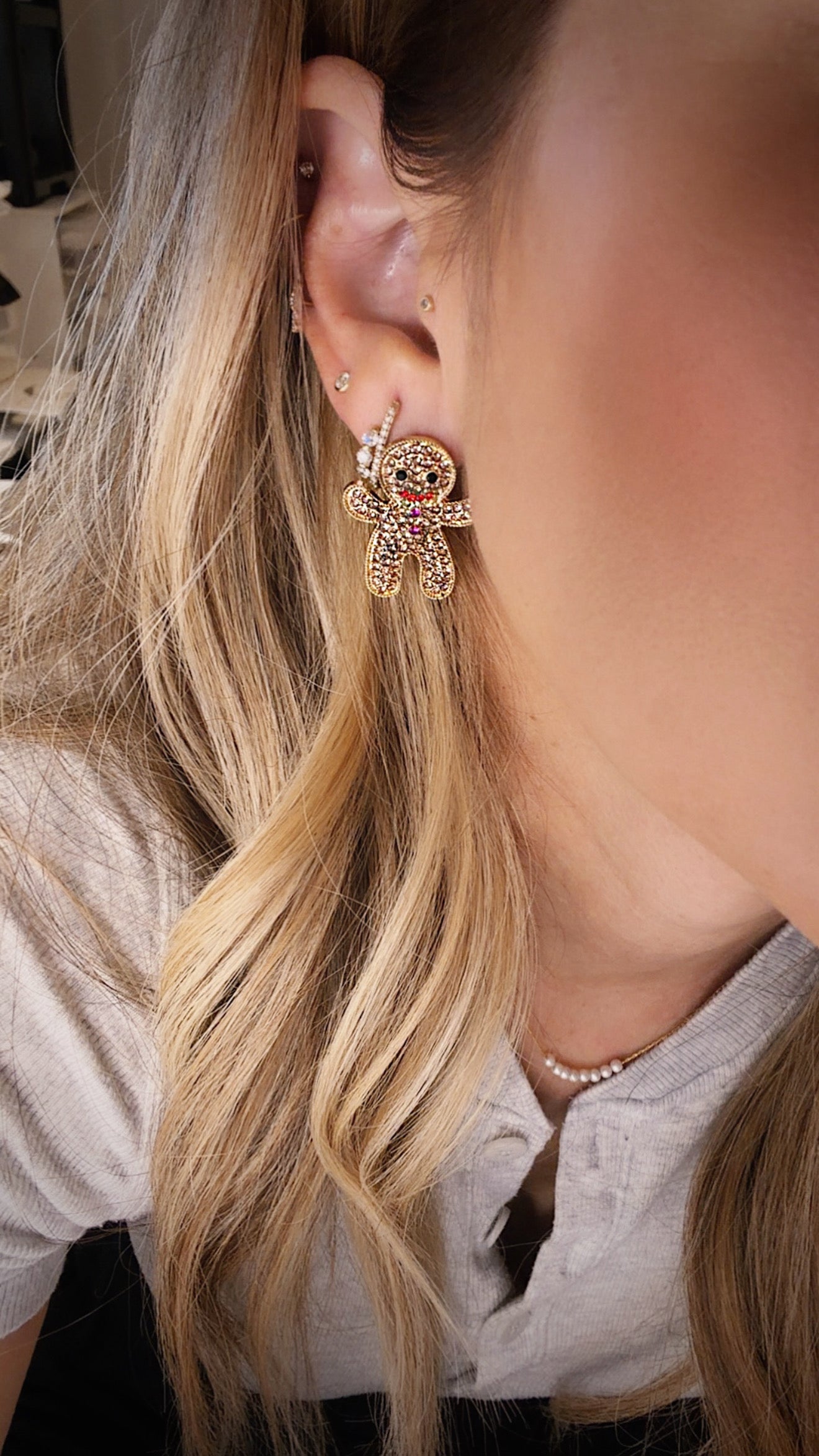 Gingerbread Glam Earrings